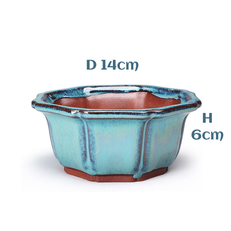 Yixing bonsai Pot, succulent pot, plant pot | 宜兴紫砂盆