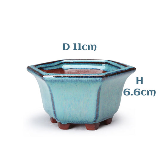 Yixing bonsai Pot, succulent pot, plant pot | 宜兴紫砂盆