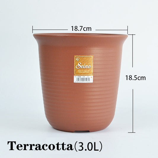 M size | Tall style | Resin pot | High-quality pot | For both indoor and outdoor plants