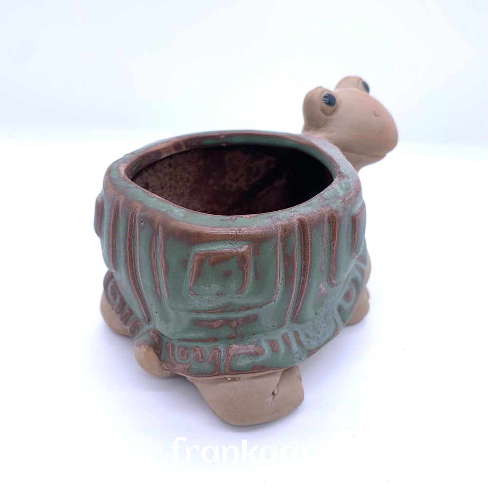 Succulent pot | Plant pot | Ceramic flower pot | Lovely turtle pot