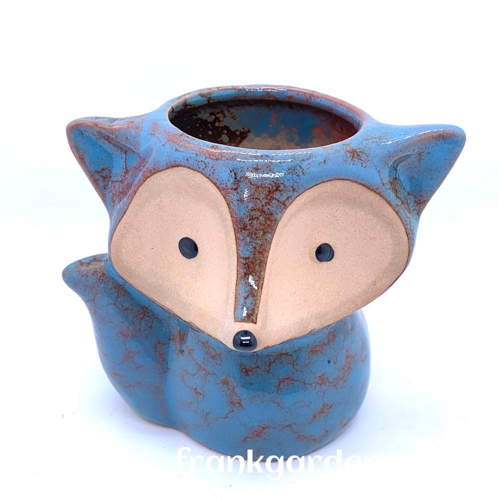 Succulent pot | Plant pot | Ceramic flower pot | Cute fox pot